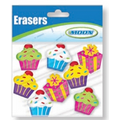 Party Topper Eraser Assortment